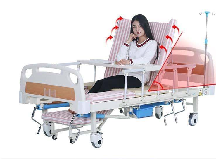 Giường y tế 5 tay quay đa năng Lucass GB-C05